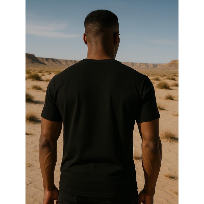 Europäische Größen Stylisches kurzärmeliges T-Shirt für Herren mit coolem Kartonbox-Design, aus atmungsaktivem Stoff gefertigt