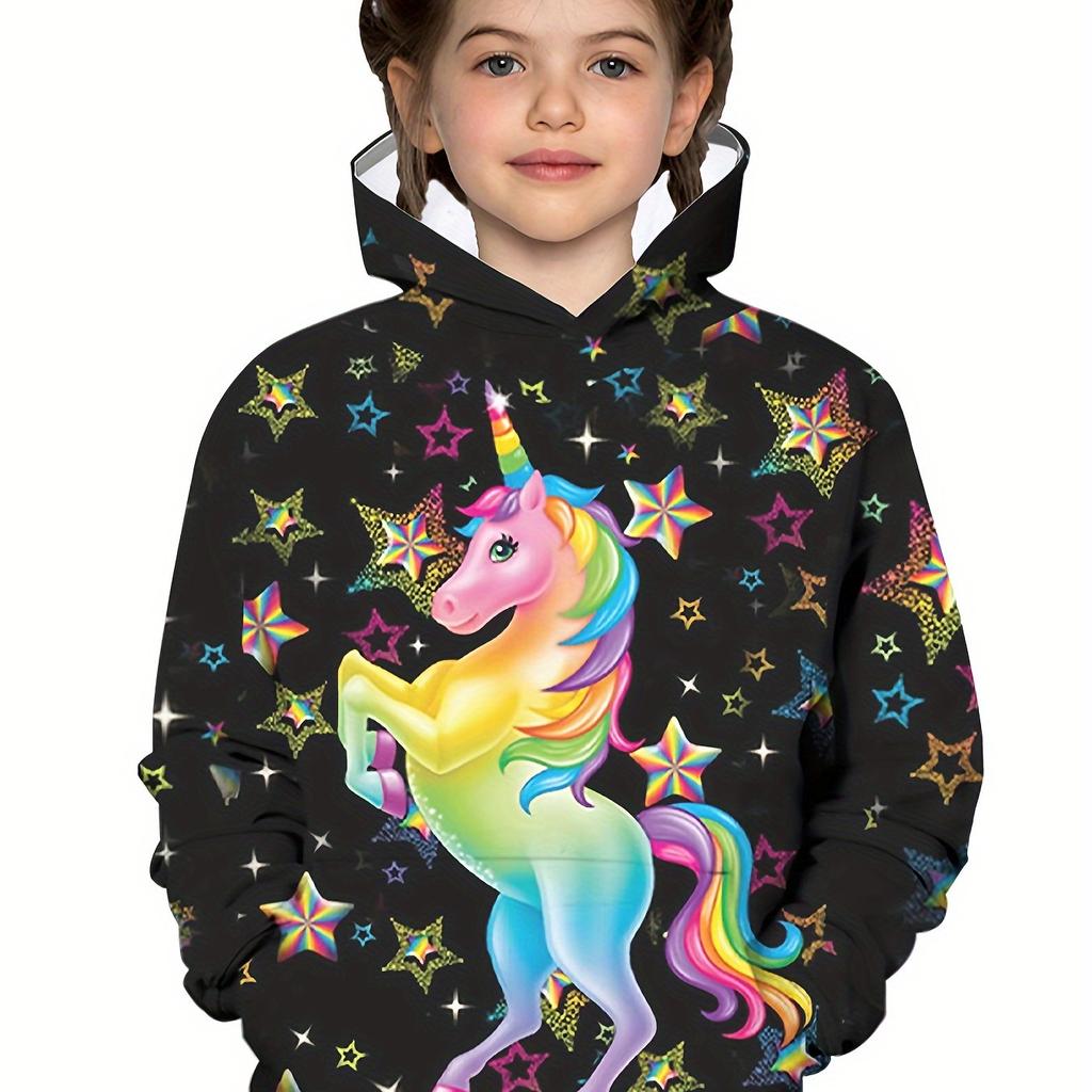 Children's Clothing Hoodies Kids Clothes Girl Long Sleeve Casual Cartoon Animes Print Outdoor Clothes For Children Autumn Tops