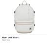 Converse Prosta krawędź Poliestrowy Plecak Unisex Szary UA5797-K40