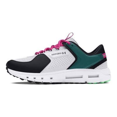 Summit Trek Low Top Running Shoes Men's White Black Green Sneakers 3028345-102