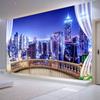 City Night View Photo Wallpaper 3D Study Room Mural Living Room Bedroom Background Wall Paper