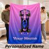 Benutzerdefinierter Name Alpine F1 Team Flanell-Kuscheldecke Personalisierter Text Weiche Decke Bett Sofa Geschenk