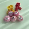 Poggle Hip Pom Pom Soft Fur Doll Useless Gift Keychain
