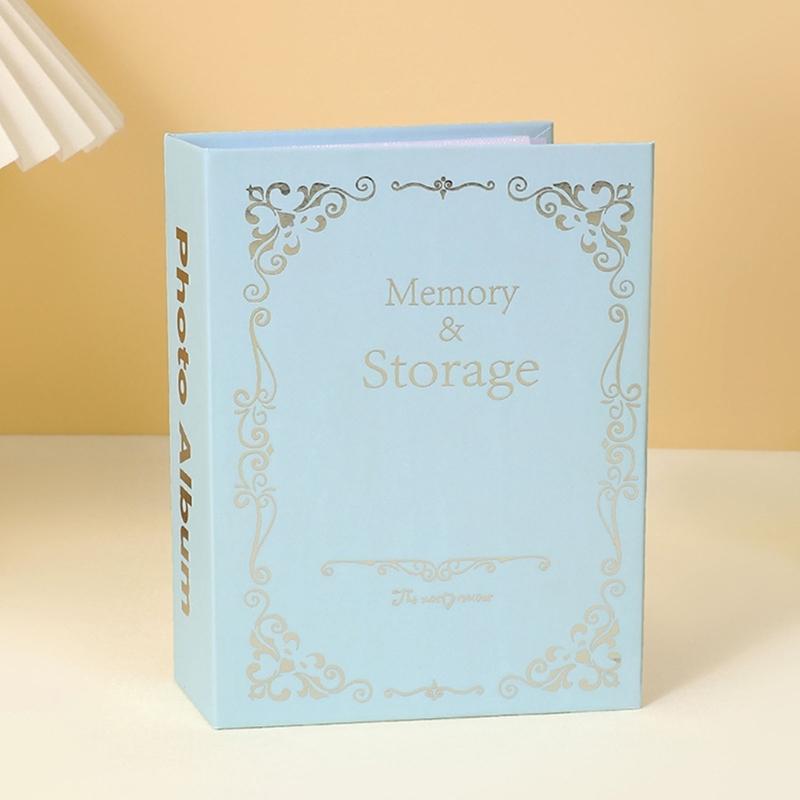 Handcover Mini Photo Book, Photo Album 4x6 100Pockets Large Capacity for Family Wedding Anniversary Baby Vacation
