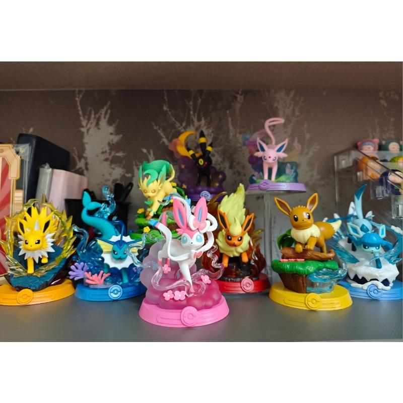 9 Beutel Monster Blind Box PVC Actionfigur Abenteuer Evoli Sylveon Umbreon Überraschungsspielzeug Sammlung Geschenk für Kinder
