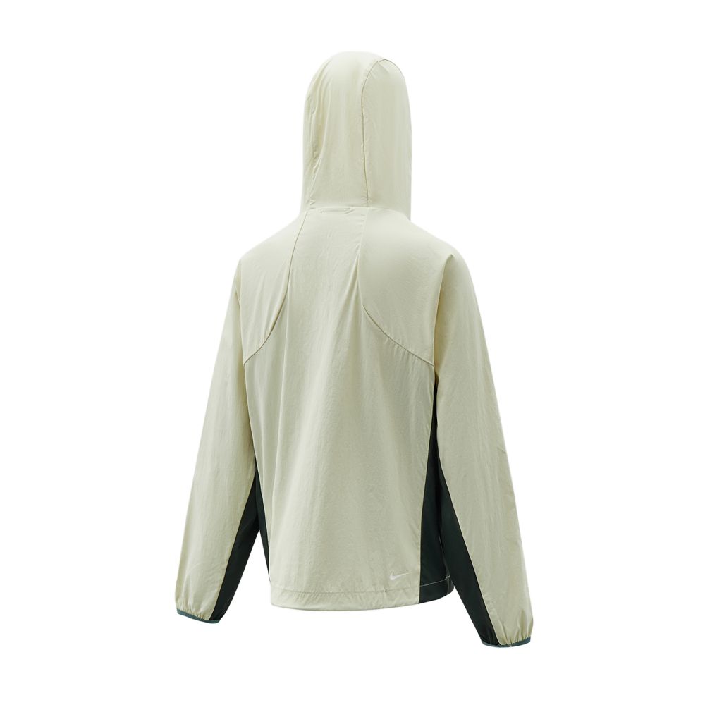 Nike Color Block Sports Zip-Up Hoodie Women jackets Light-Beige II1329020