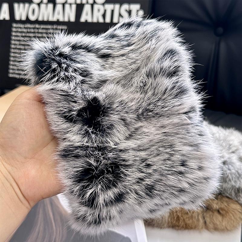 Korean Mao Mao Neck Cover Women Wear Rabbit Fur Scarf Headband In Autumn and Winter, Plush Fur Headscarf, Headband, Headgear