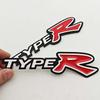 3D Metal Car Sticker Logo TypeR Badge Emblem For Honda CIVIC Type R FD2 FD FA 5 Mugen TypeR Racing Auto Styling Accessories
