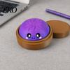 Knödel-Dekompressionsspielzeug Cartoon-Klicker mit Dampfgarer, 3D-gedrucktes lächelndes gedämpftes sensorisches Brötchen-Spielzeug, Form Finger für Stress
