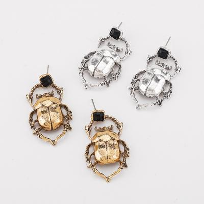 Elegant Personality Versatile Earrings Retro Stainless Steel 14K Gold Starfish Pendant Earrings For Women Fashion Jewelry