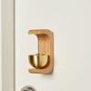 Vintage Door Bell With Delicate Pattern For Retro Style Bedroom Door No Tool