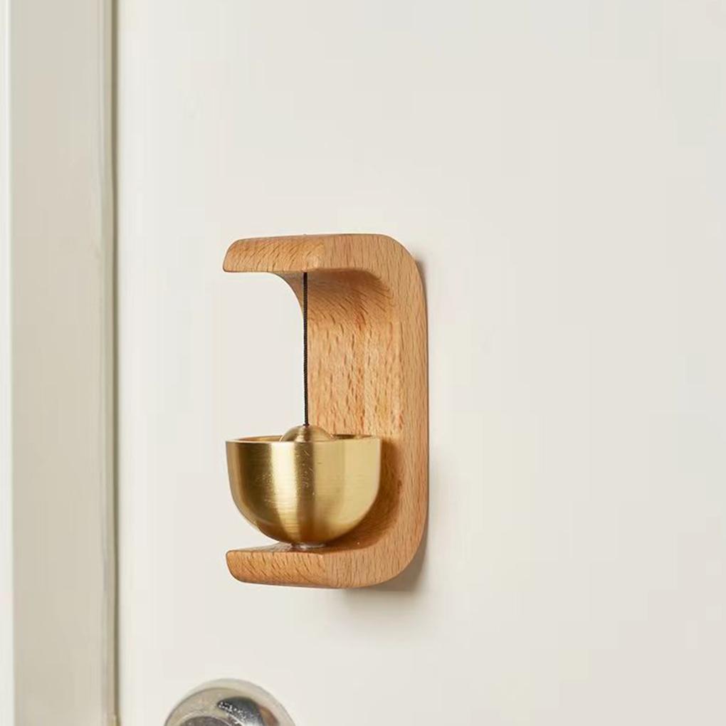 Vintage Door Bell With Delicate Pattern For Retro Style Bedroom Door No Tool