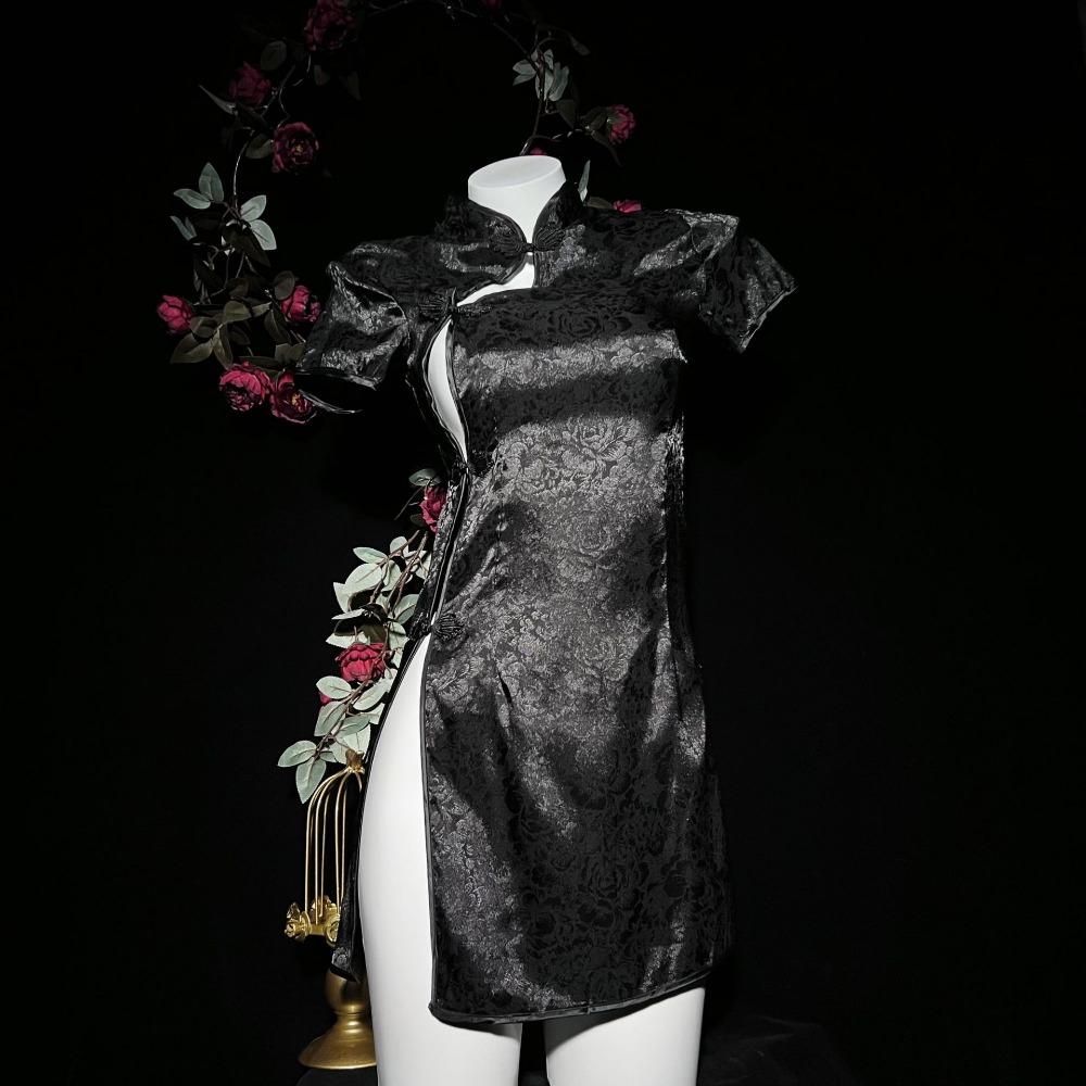 Domila Sexy Underwear Passion Suit Pajamas Women's Clothes Wholesale Sexy Cheongsam Uniform Free of Temptation Qqny