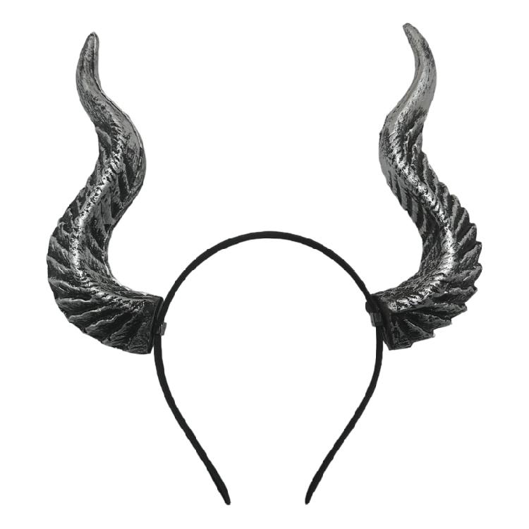 Bandeau à Cornes de Diable Costume d'Halloween pour Fêtes Cosplay, Photobooth, Styling de Scène et Détail de Fête Cornes en Plastique