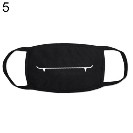 1/10Pcs Cute Cartoon Anti Droplet Dust Washable Reusable Cotton Face Mask Cover