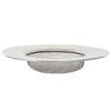 Stainless Steel Mesh Sink Strainer Trap Bath Hair Drain Hole Metal Flume Filter
