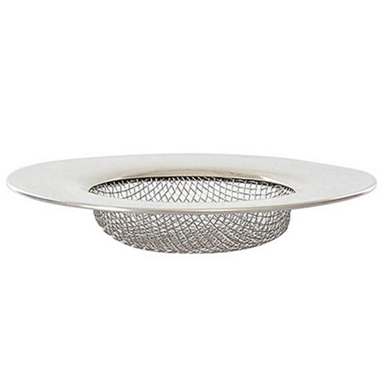 Stainless Steel Mesh Sink Strainer Trap Bath Hair Drain Hole Metal Flume Filter