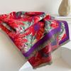 Autumn and winter shawl women's Yunnan Lijiang travel decoration with long retro cape fringed cape scarf