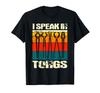 A Blacksmith S Gift Blacksmith's I Talk With Metal Weird Tongs Funny T-Shirt Graphic Tee
