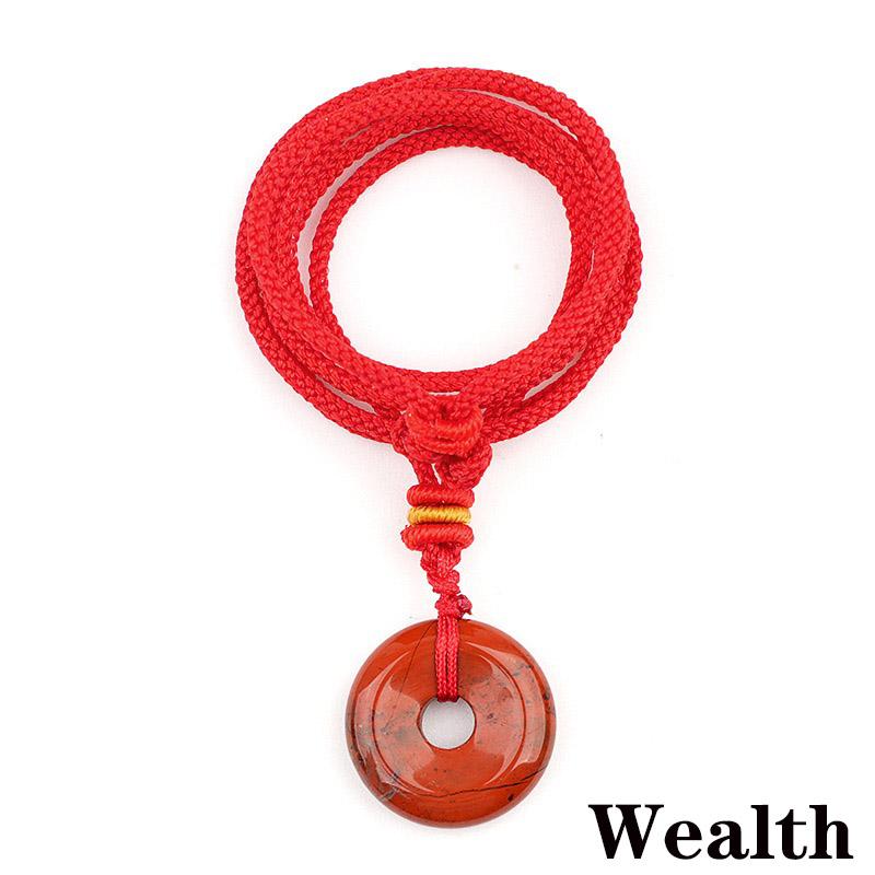 Collar de Piedra Amatista Ojo de Tigre Natural Unisex Cordón Trenzado Hecho a Mano Ajustable Energía Positiva Curación Accesorios para el Cuello