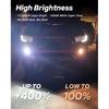 AUTOONE H8 H11 H16 LED Fog Light Bulbs or DRL, 6000K White Super Bright for Automotive Car Fog Lights Replacement, 50000 Hours Lifespan, Plug and