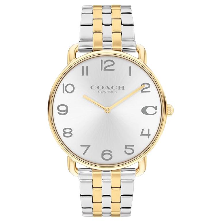 Coach Quartz Watch Stainless Steel Band 41Mm Silver Dial Men watches 14602668 Silver Dial