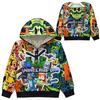 Minecraft Kinderen Rits Hoodie Jack Creeper Print Sweatshirt Jongens Meisjes Casual Bovenkleding Meerdere Kleuren