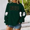 Women's Round Neck Printed Tops Cotton Casual Fashion Long Sleeve Pullover Top Blouse