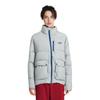 Puma Down Puffy Jacket Color Block Logo Print Stand Collar Down Outdoor Casual Jacket Unisex Jacket Light-Gray 625609-10