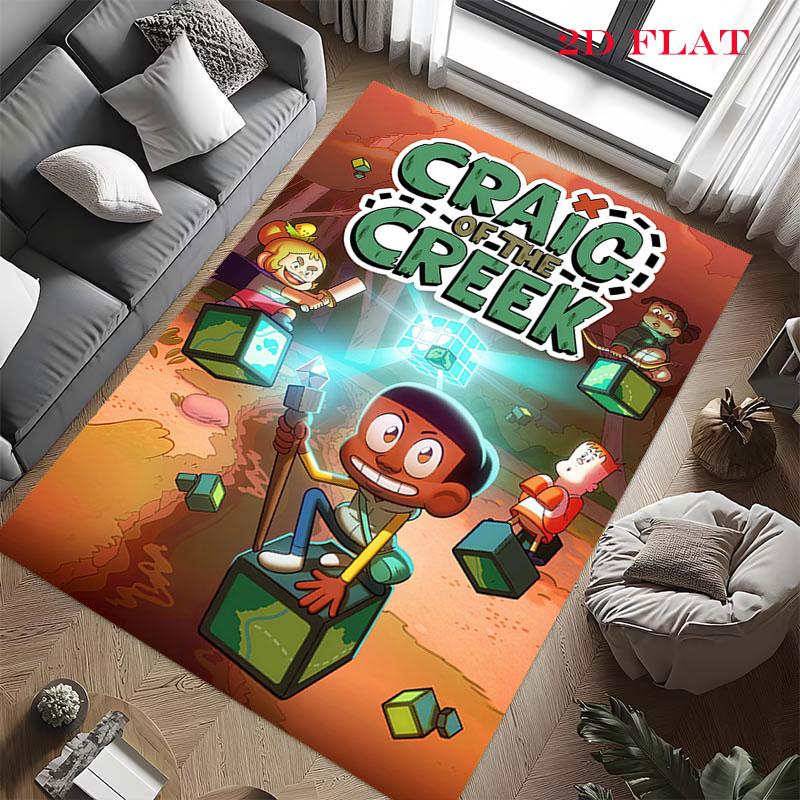Creek Hideout Carpet Rug for Living Room Bedroom Home Sofa Decoration,Kids play Nonslip Floor Mat