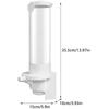Dispenser Per Bicchieri Di Carta – Tazza Dispenser a Parete | Porta Bicchiere Di Carta Usa E Getta | Tipo Di Pulsante | Misuratore Di Tasti