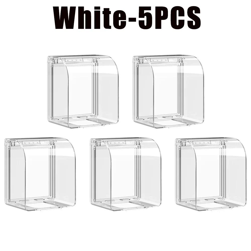 Waterproof Self-Adhesive 86 Type Socket Box Splash Proof Bathroom Plug Socket Enclosure Electronics & Instrument Protection
