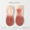 Silicone Yoga Socks Gradient Color Pilates Sock Fashion Floor Socks
