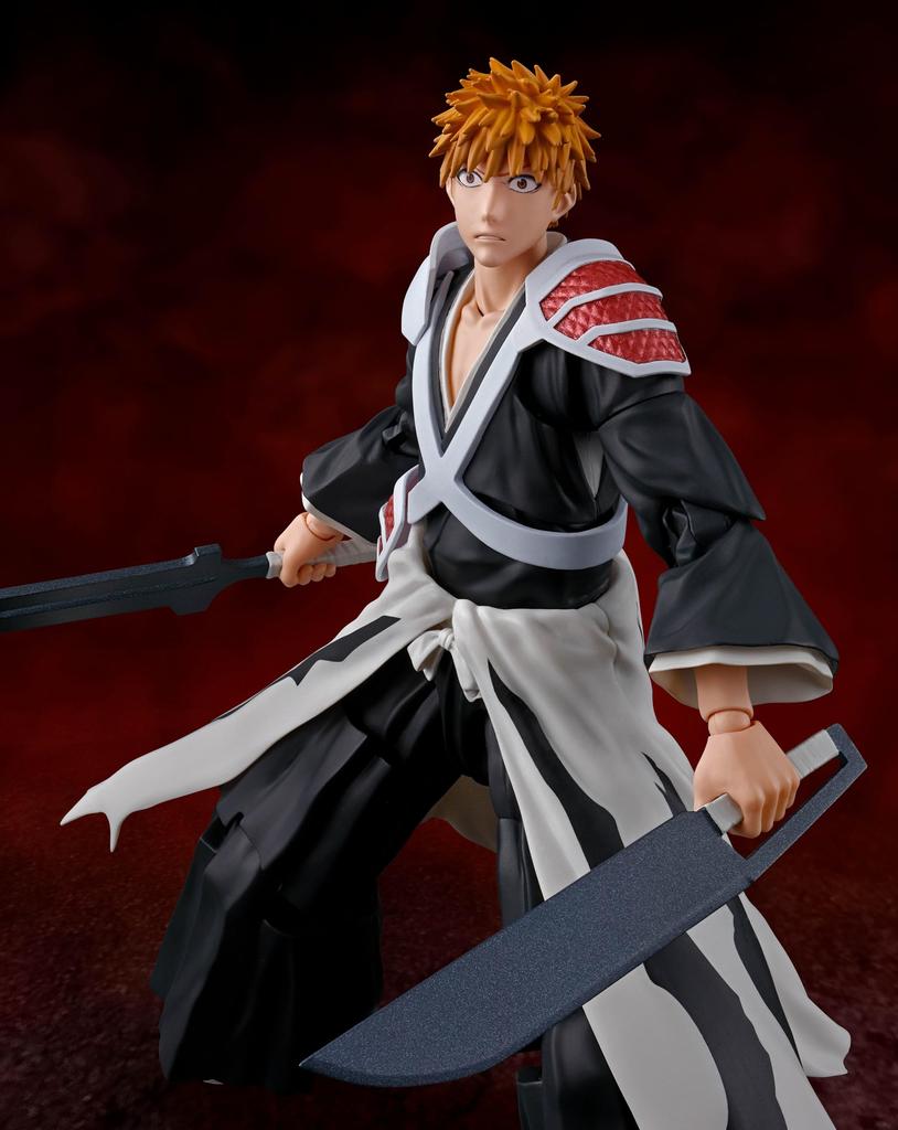 Tamashii Nations Bleach Thousand Years of Blood War Kazugo Kurosaki Dual Zangetsu Bandai Spirits S.H.Figuarts Action Figure