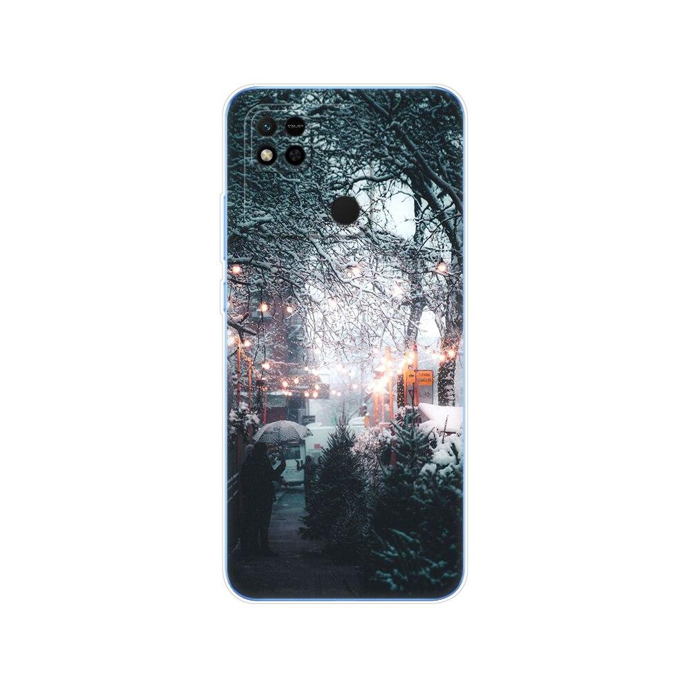 For Redmi 10A Case Back Cover For Xiaomi Redmi 10A Phone Case Redmi10A Bag Tpu Soft Silicon Protective Bumper Etui Funda Coque