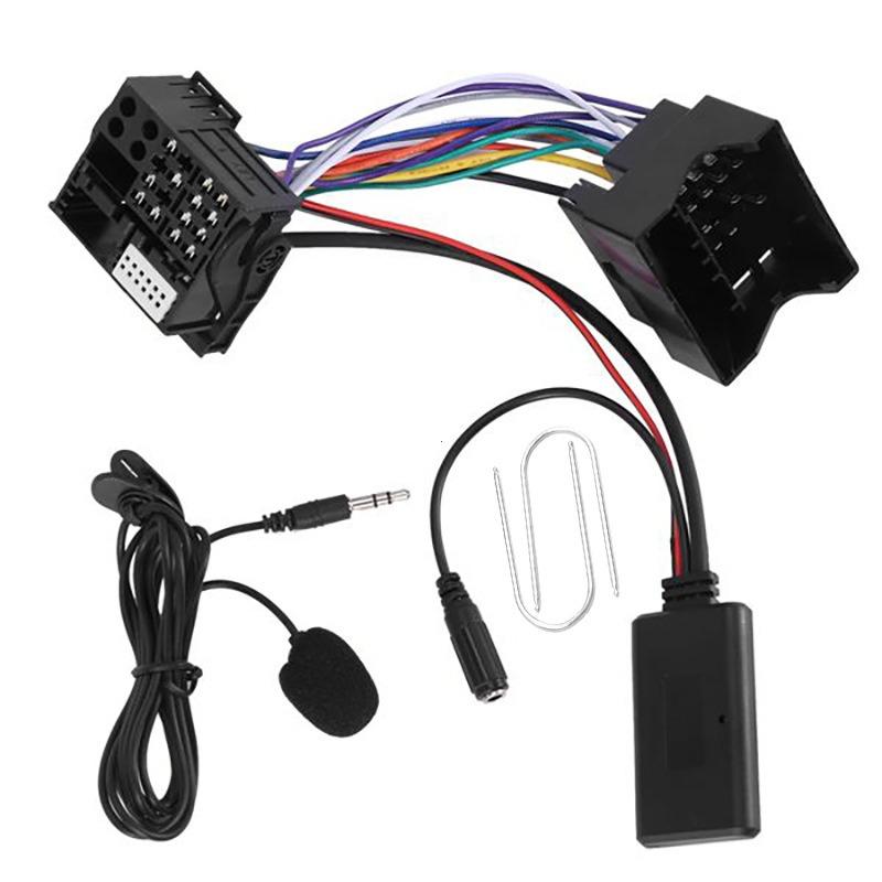 For Peugeot 206 207 307 301 407 For Citroen C4 C5 C6 Berlingo RD4 Radio Harness Microphone Handsfree Bluetooth 5.0 AUX Adapter Radio Accessories 4