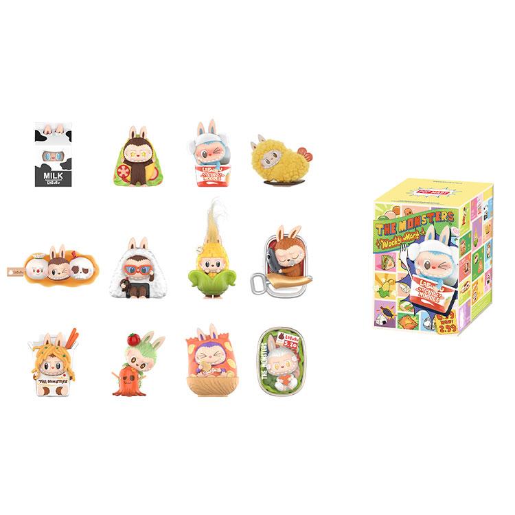 New POP MART THE MONSTERS Convenience Store Collection Figure Mystery Boxes Single Mystery Box/Full Box 12 Pcs PPMT-2506-0022