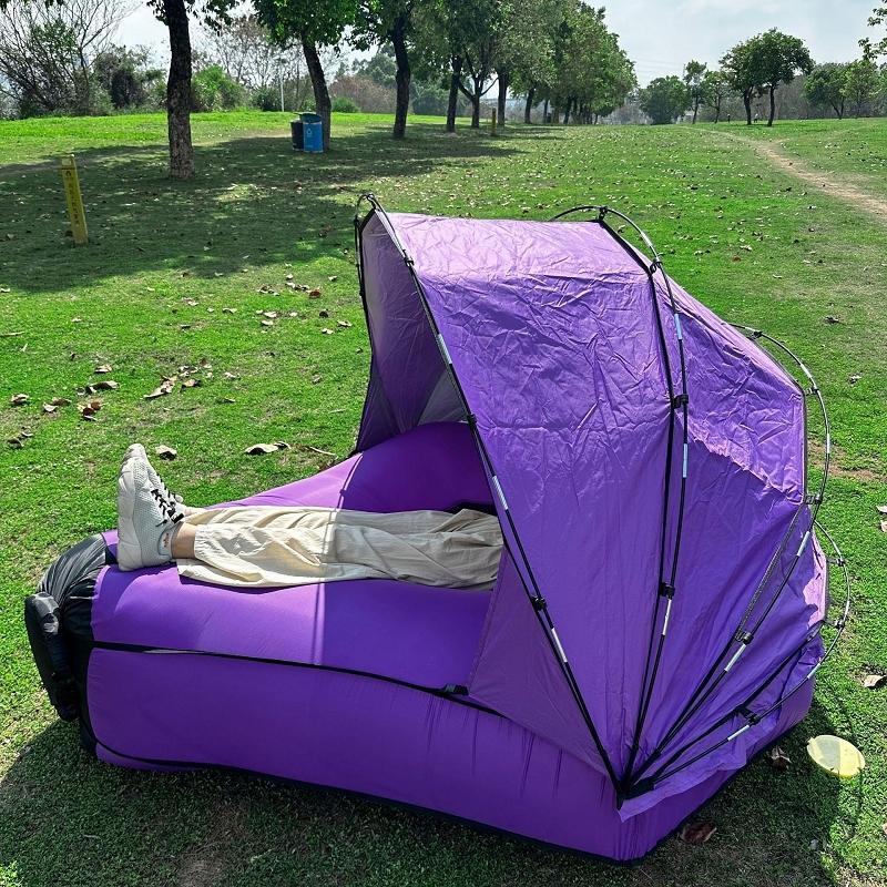 SEE KEAN Inflatable Outdoor Sofa with Canopy