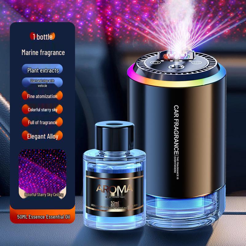 Voice-Activated Car Light Aroma Diffuser: Long-Lasting, High-End Car Perfume for Interior Fragrance