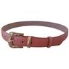 Color Leather Solid Belt For Women With Metal Pin Closure For Casual Outfits