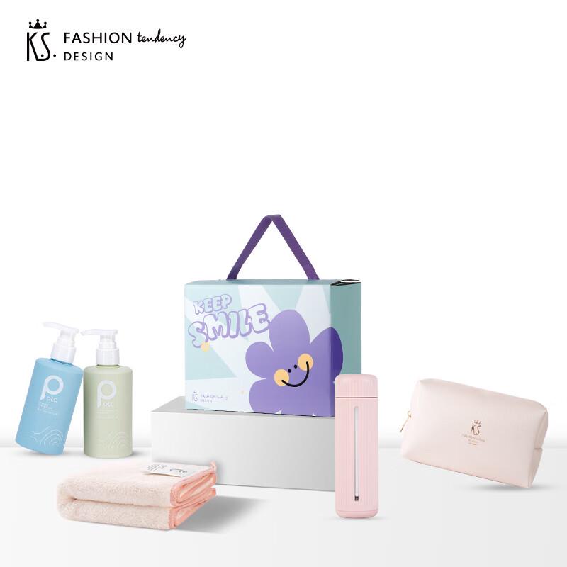 K.S. Love Flower Language 5-Piece Glassware Set