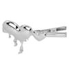 Metal Heart Hair Pin Sweet and Cool Style Silver Heart Design Girl Barrette Hair Side Clip for Decoration