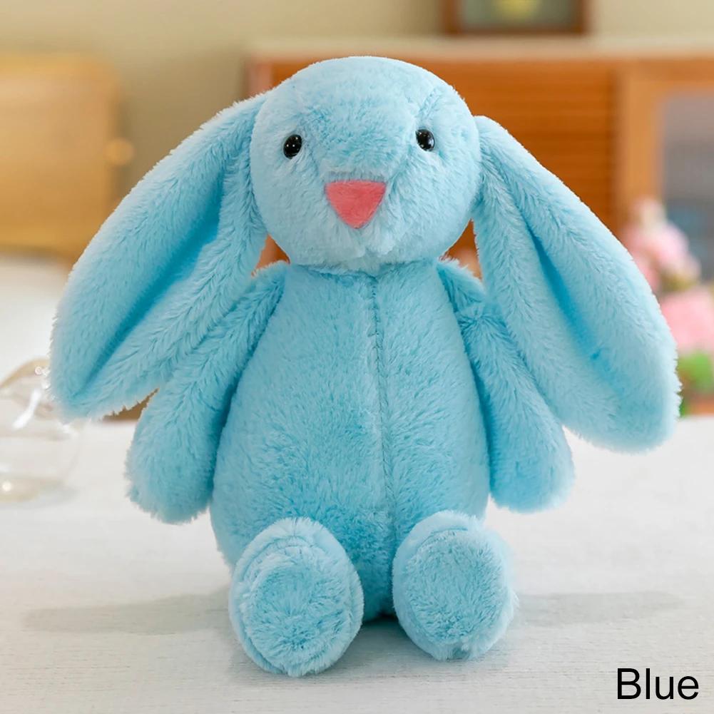 25cm Long Ear Soft Stuffed Bunny Doll  Cute Rabbit Plush Toy  Sleeping Toy Girls Kids Baby Plush Birthday Gifts