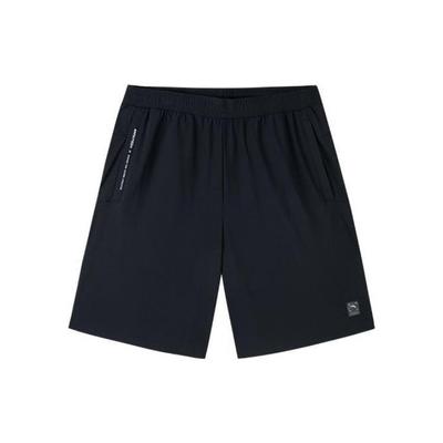 Logo Elastic Mid-Waist High-Stretch Loose Shorts Men Shorts Basic-Black 952327307-3