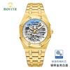 Rovite Men'S Mechanical Watch Fashion Hollow Octagonal Quartz Steel Belt Men'S Watch Generation
