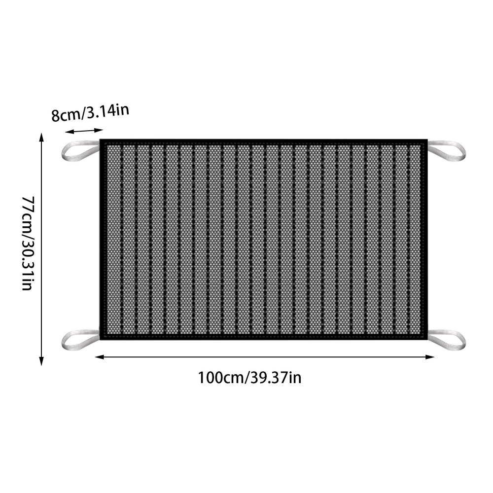 

Car Front Protection Mesh Car Hood Grill Engine Bumper Net Washable Prevent Stones Dirt and Leaves Dustproof Front Grill Net for серый