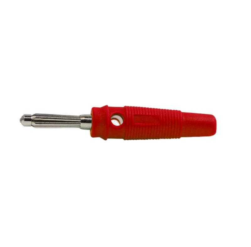 4mm Copper Nickel-Plated High Current Solderless Banana Plug with Seven-Pin Transverse Hole