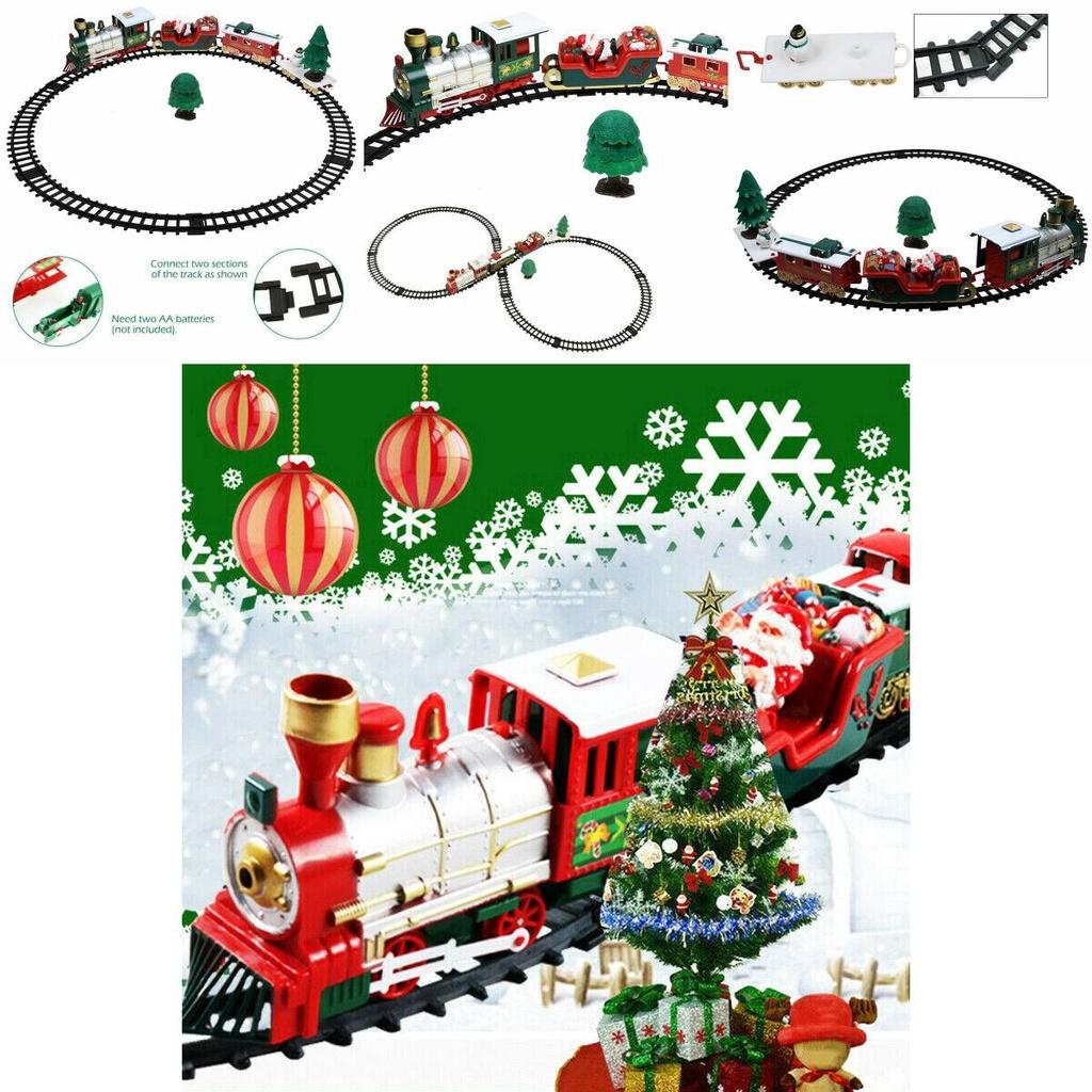 Vibrant Electric Led Musical Train And Track Set For Kids Christmas Gift Home Decor