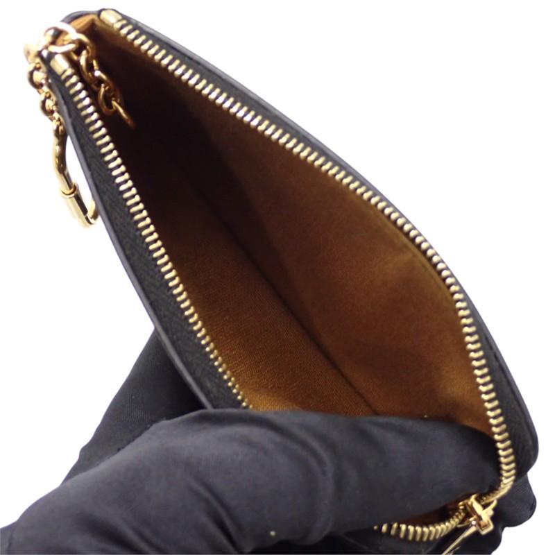 CELINE  10C662CA2.38NO Coin case black Polyurethane mens