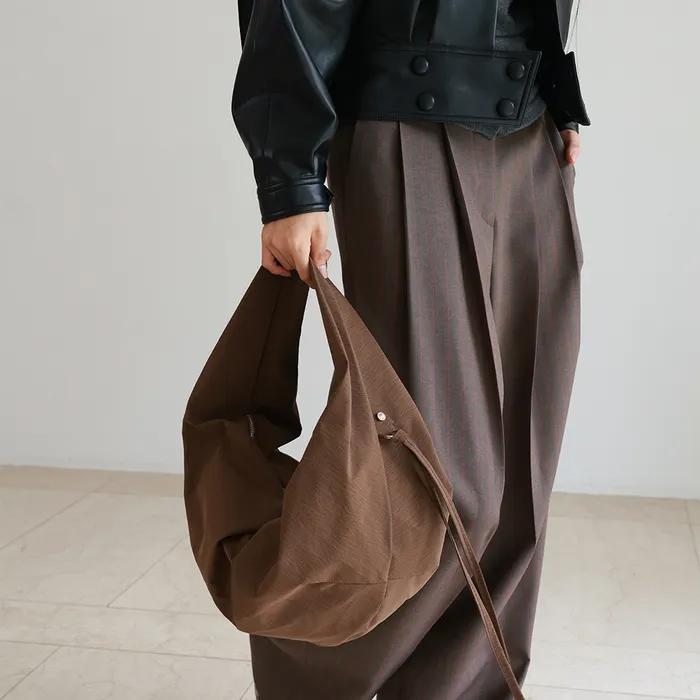 LUVIN BAG LARGE NYLON BROWN